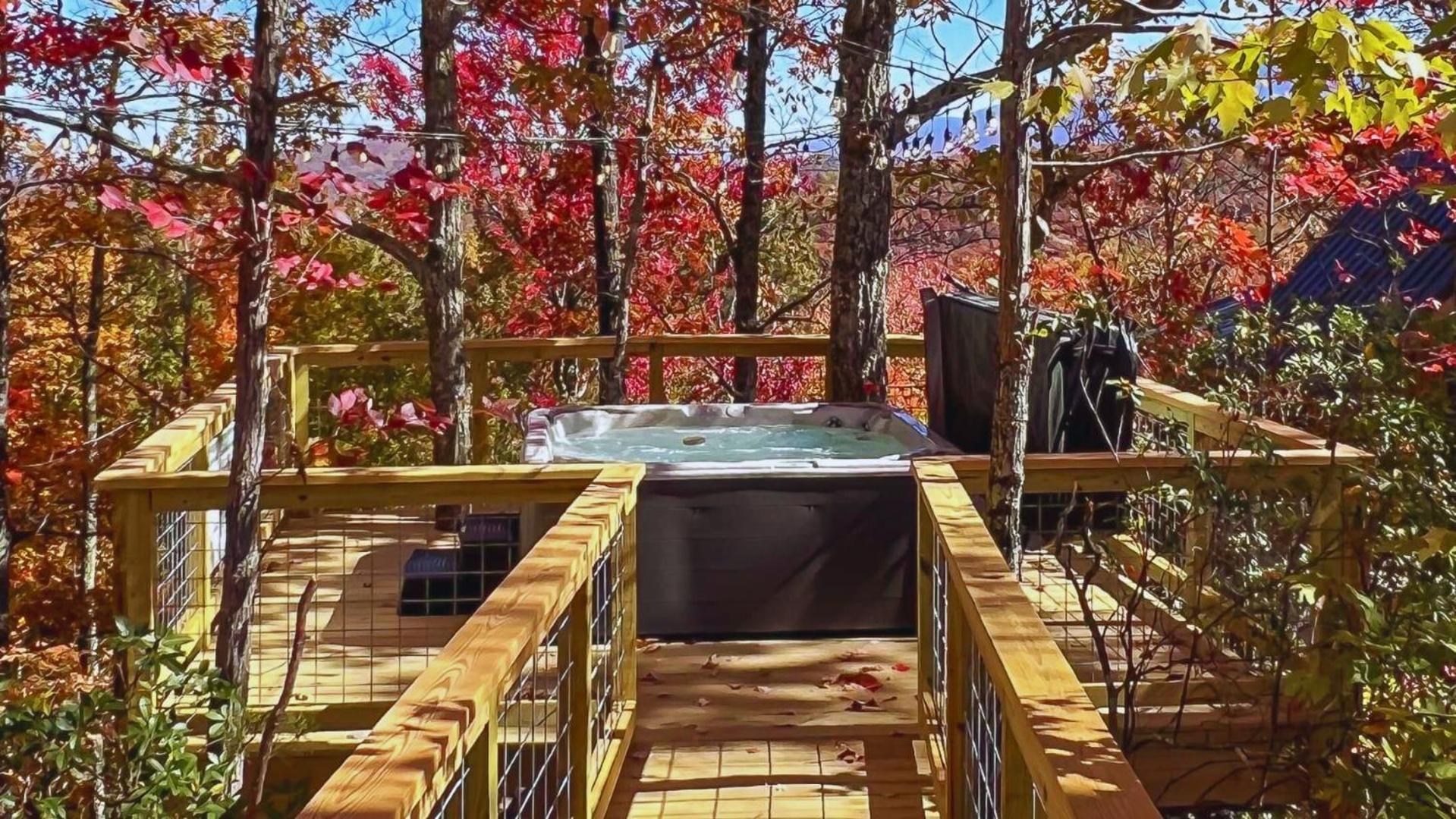 The Moosewood In Treehouse Grove At Norton Creek Vila Gatlinburg Exterior foto